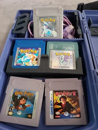 Game boy color y estuche organizador original