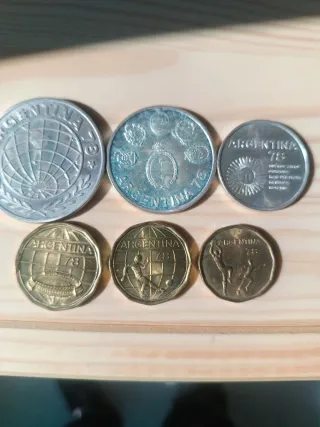 Colección Monedas Argentinas Antiguas