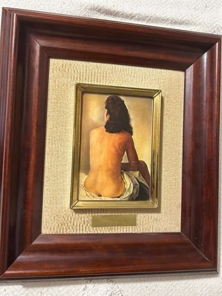 Reproducción Dalí Mujer Sentada