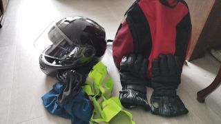 Casco Moto Modular LS2 Talla M Negro