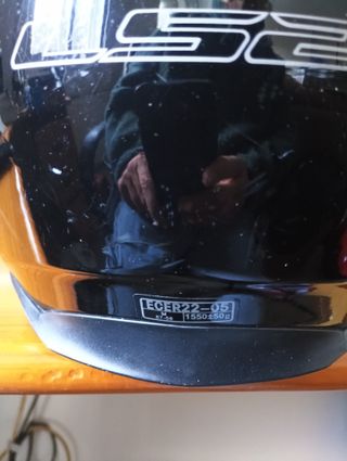 Casco Moto Modular LS2 Talla M Negro