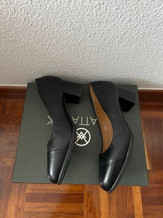 Zapatos de tacón negros talla 39 QH