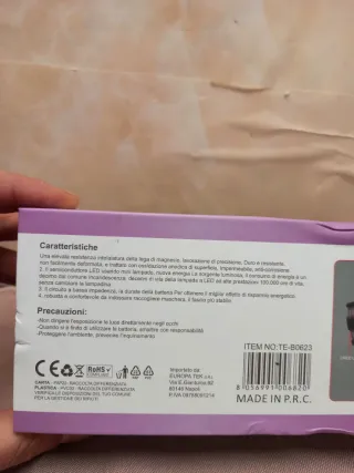 Torcia LED Ricaricabile TE-B0623