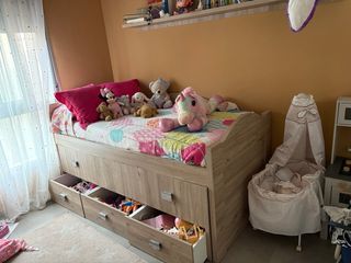 Cama nido con 2 colchones