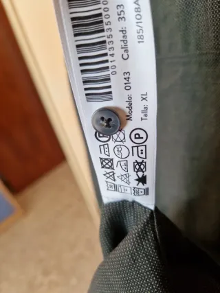 Camisa Massimo Dutti Hombre Gris/Verde