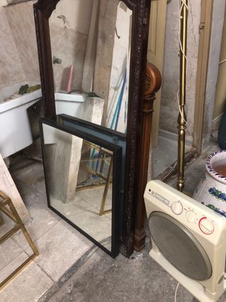 Espejo Cuadrado Marco madera