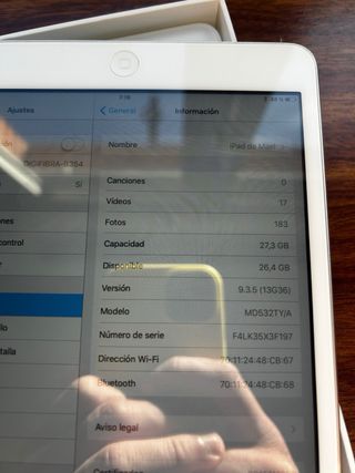 iPad Mini 4 32GB Plata