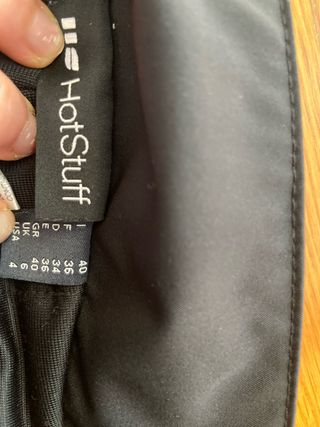 Pantaloni sci Hot Stuff neri