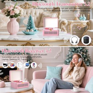 NUEVO Reproductor CD Portátil Rosa