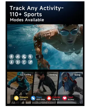 Reloj Inteligente GPS Hombre Negro