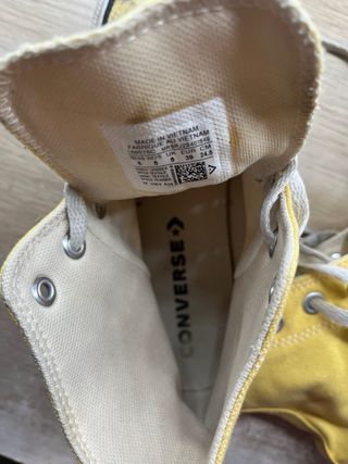 Converse Amarillas talla 39