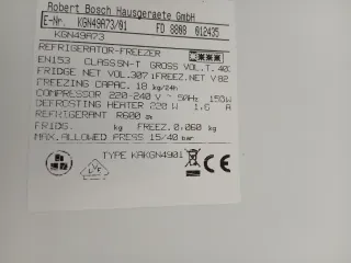 Nevera Bosch 70x60x200