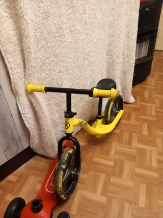 Bicicleta Womy Amarilla y Negra Infantil