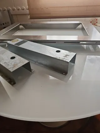 Marco acero microondas y soportes
