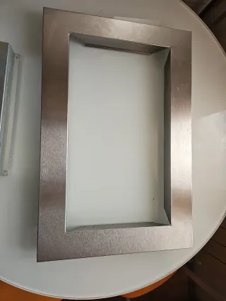 Marco acero microondas y soportes