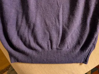 Jersey Zara Azul Klein V-Neck