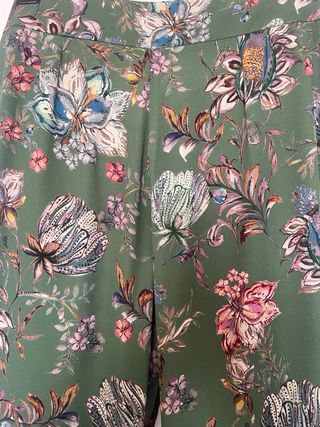 Pantalón Pedro del Hierro verde estampado