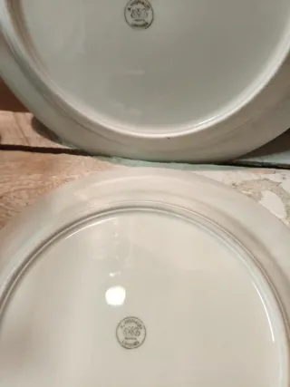 Antiguos platos Porcelana Limoges