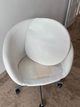 Silla de oficina giratoria de cuero