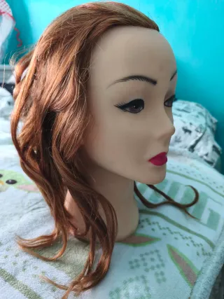Cabeza Maniquí Peluquería + Lote Rulos