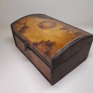 Bauletto Vintage Mappa e Uva