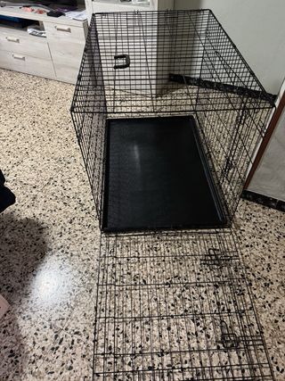 Jaula para mascotas negra