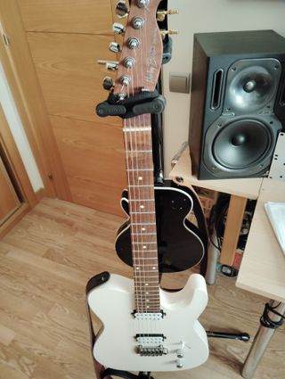 Guitarra Harley Benton Fusion-T HH Blanca