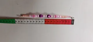 Bracciale perline rosa e viola donna/ragazza