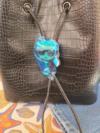 Bolso Karl Lagerfeld Negro con Charm