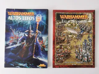 Libros Warhammer Altos Elfos y La Isla de Sangre