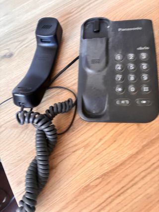 Teléfono Panasonic Negro