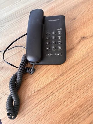 Teléfono Panasonic Negro