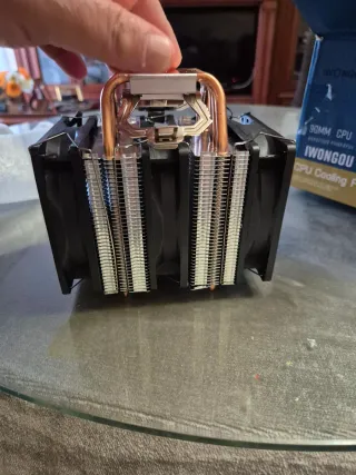 IWONGOU Ventilador CPU 90mm RGB