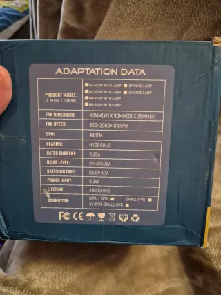 IWONGOU Ventilador CPU 90mm RGB