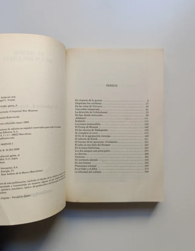 El deber de un soldado.