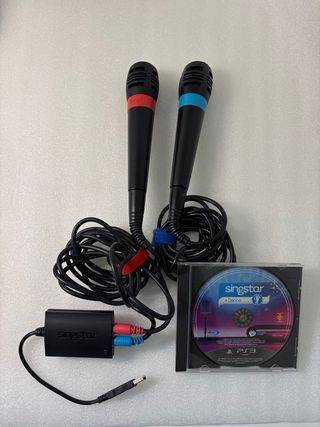 PS3 Slim 120GB + 2 mandos + SingStar + micros