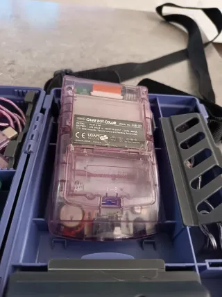 Game Boy Color Morado Transparente + Accesorios