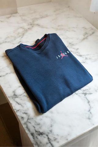 Sudadera Jordan Gris con Bolsillo