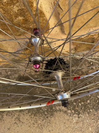 Ruedas bicicleta carretera antiguas.