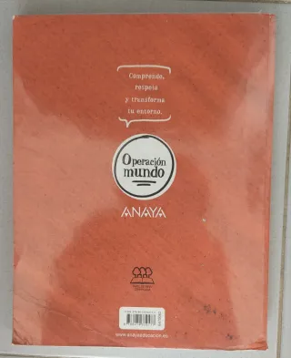 Geografía 2. Cast. y León. Operación mundo, Anaya