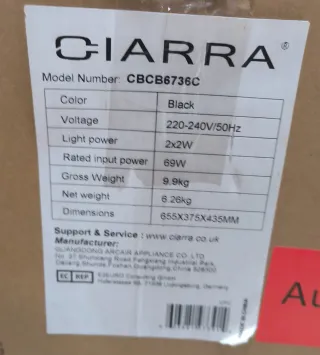 Campana Decorativa CIARRA CBCB6736C