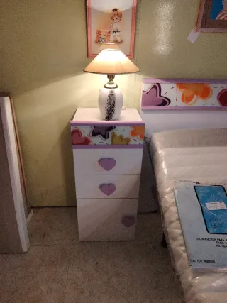 Dormitorio infantil lacado blanco, un sueño niña