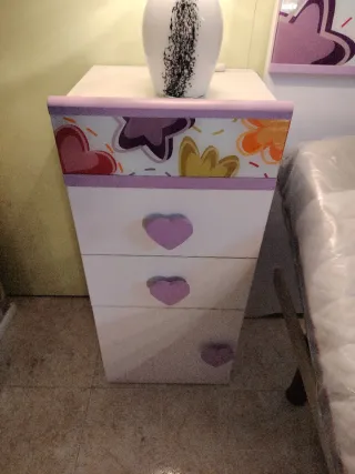 Dormitorio infantil lacado blanco, un sueño niña