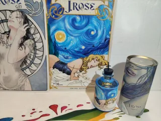 Bottiglia JRose vuota Milo Manara 80 anni luminosa