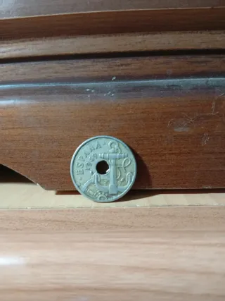 50 Céntimos 1.949 Moneda Antigua Estrella 56