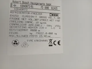 Nevera Bosch 70x60x200