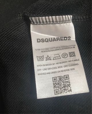 Felpa Dsquared2 nera nuova