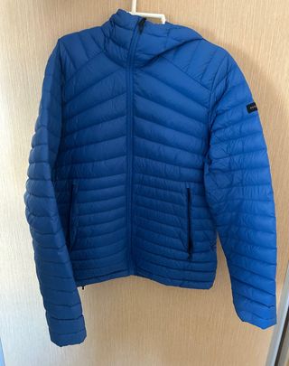 Chaqueta de Plumas Hombre Azul XL