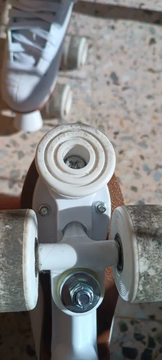 Patines Artísticos Blancos 4 Ruedas talla 34