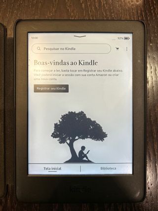 Kindle 10ª Geração com Capa Preta